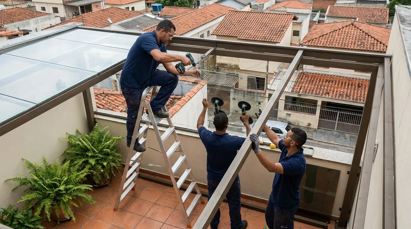 Cobertura de Vidro em Indaiatuba‑SP