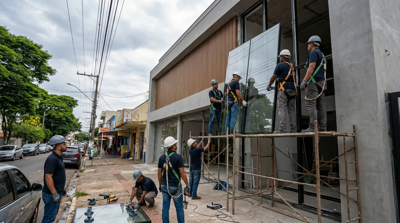 Fachada de Vidro em Indaiatuba‑SP